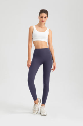 ArtFlowPlan High Waist Peach Hip  Black Purple Leggings