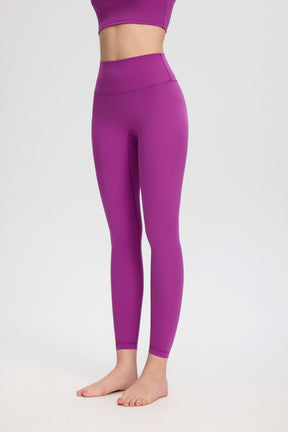 ArtFlowPlan High Waist Peach Hip Purple Leggings
