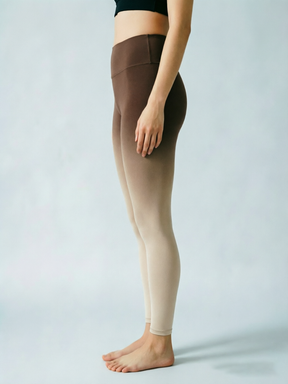 ArtFlowPlan Oatmeal  Gradient Yoga Leggings
