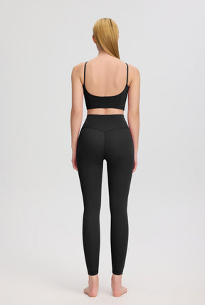 ArtFlowPlan High Waist Peach Hip Black Leggings