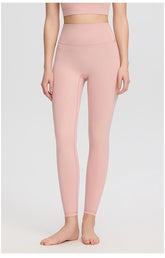 ArtFlowPlan High Waist Peach Hip pink Leggings