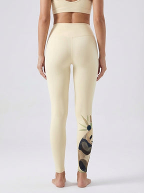ArtFlowPlan animal panda Graphic Print Yoga Leggings
