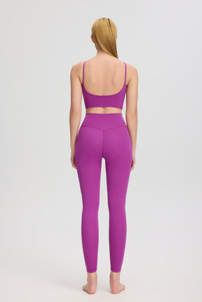 ArtFlowPlan High Waist Peach Hip Purple Leggings