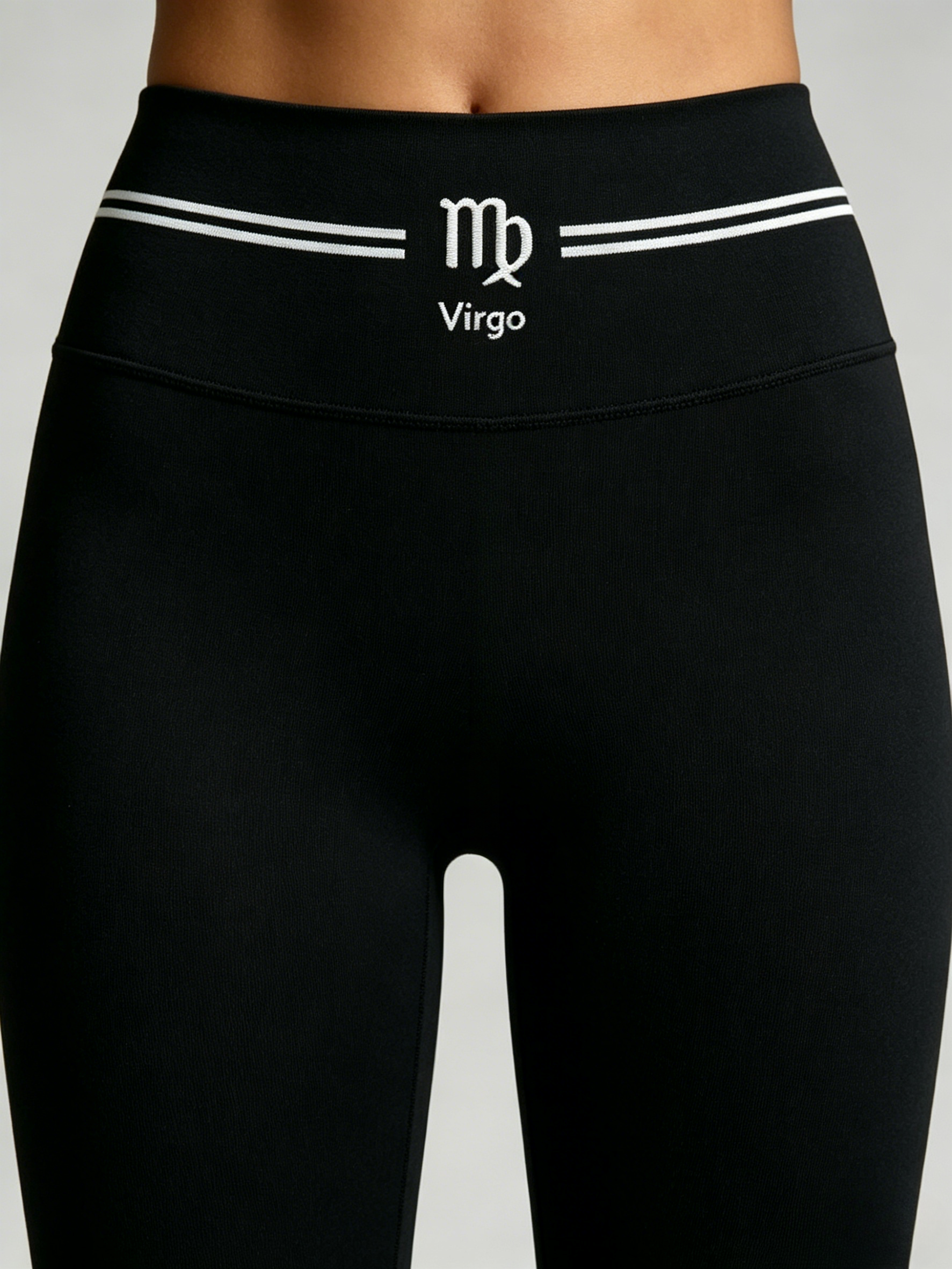 ArtFlowPlan Star Sign Virgo Graphic Print Yoga Leggings