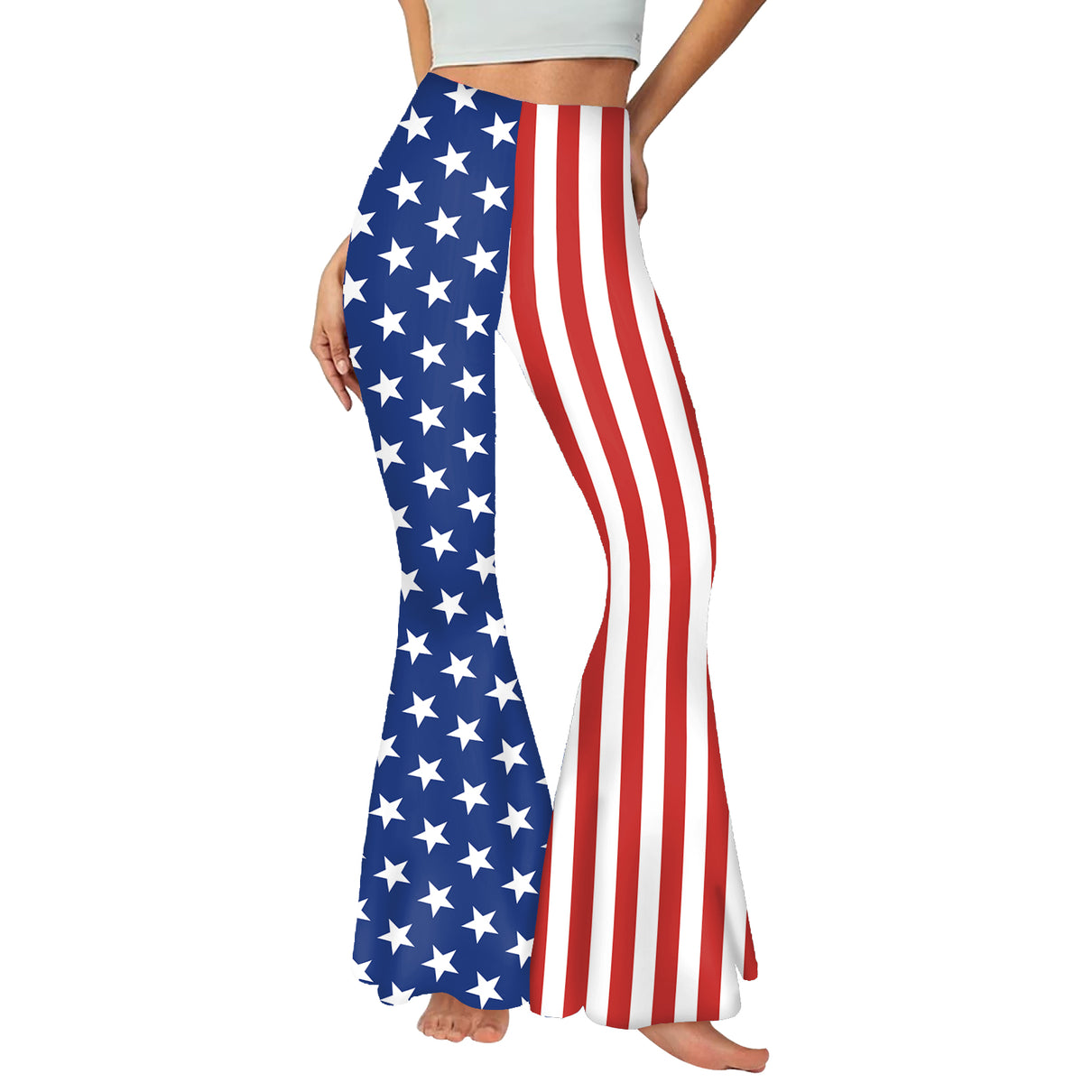 ArtFlowPlan country3 America Graphic Print Yoga Leggings