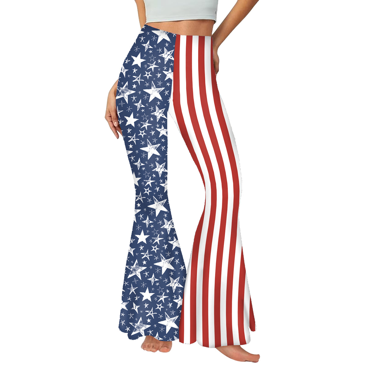 ArtFlowPlan country4 America Graphic Print Yoga Leggings