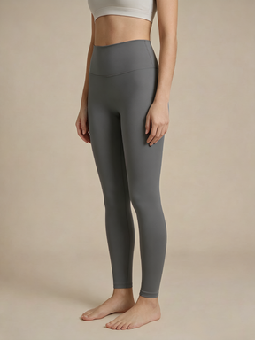 ArtFlowPlan Pure Hue Series grey Graphic Print Yoga Leggings