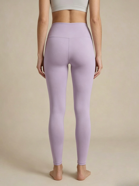 ArtFlowPlan Pure Hue Series lavender Graphic Print Yoga Leggings