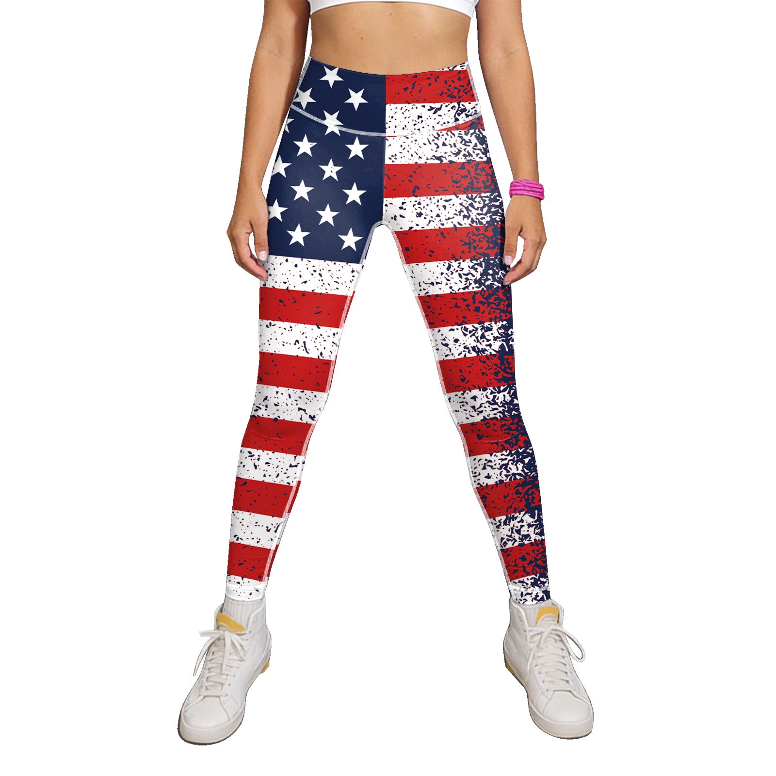 ArtFlowPlan country1 America Graphic Print Yoga Leggings