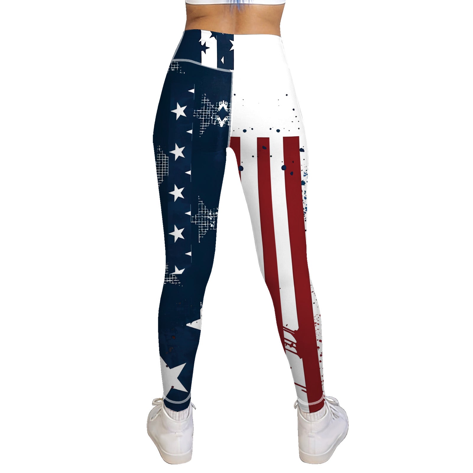 ArtFlowPlan country2 America Graphic Print Yoga Leggings