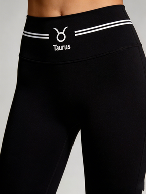 ArtFlowPlan Star Sign Taurus Graphic Print Yoga Leggings
