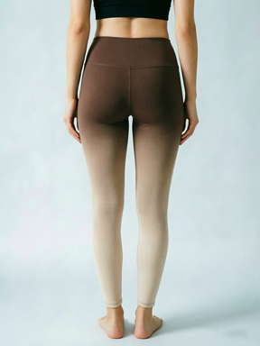 ArtFlowPlan Oatmeal  Gradient Yoga Leggings