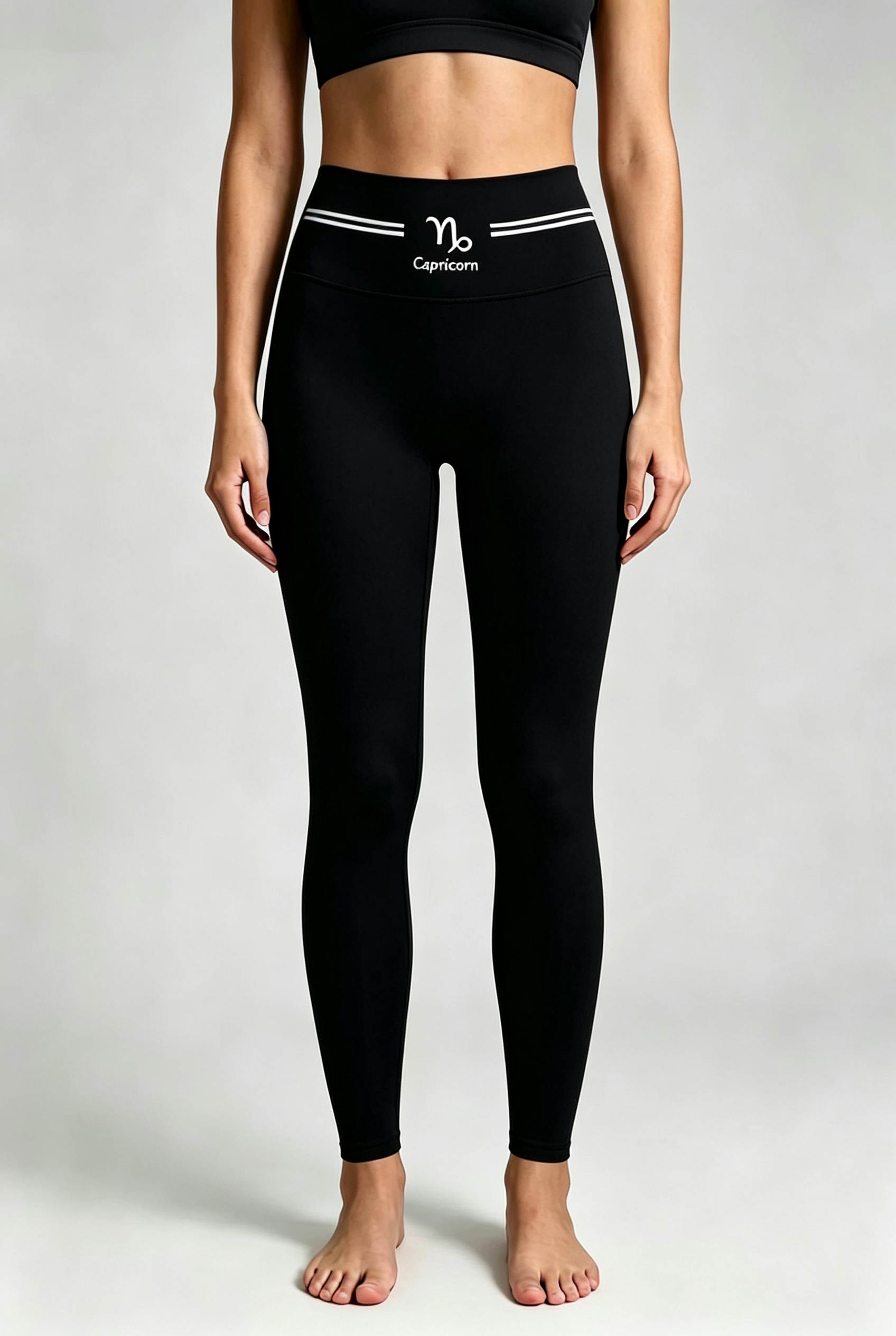 ArtFlowPlan Star Sign Capricorn Graphic Print Yoga Leggings
