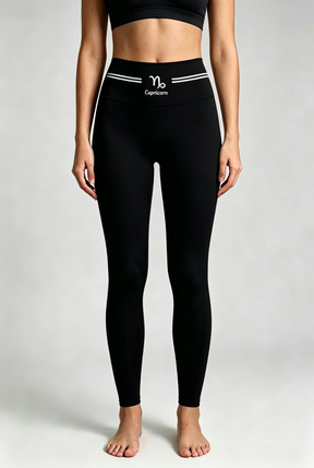 ArtFlowPlan Star Sign Capricorn Graphic Print Yoga Leggings